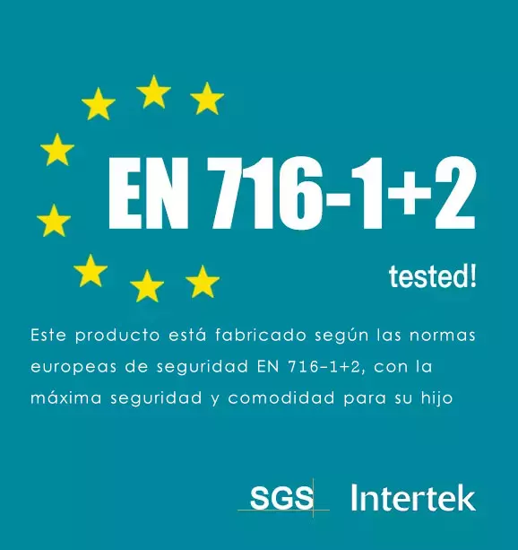 EN 716-1/2:2017+A1:2017: Muebles – Cunas infantiles y cunas plegables para uso doméstico
