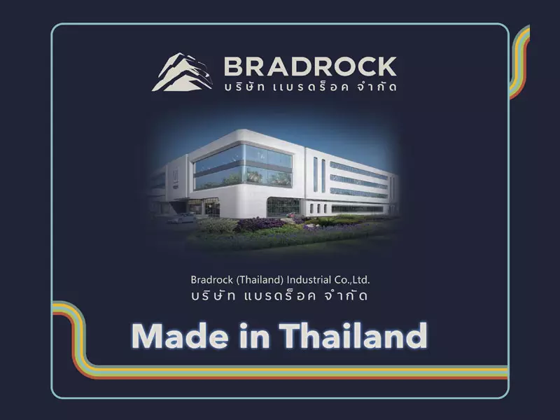 Nuevo Lanzamiento | Bradrock (Tailandia) Industrial Co., Ltd. ha sido establecida.