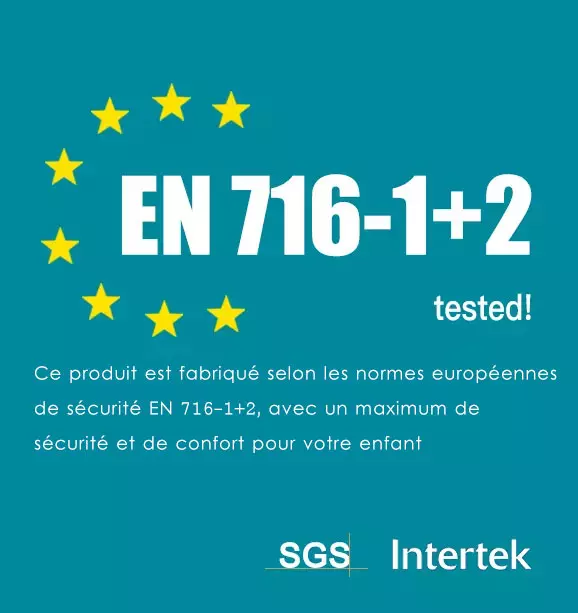 EN 716-1/2:2017+A1:2017 : Mobilier – Cots pour enfants et cots pliants pour usage domestique