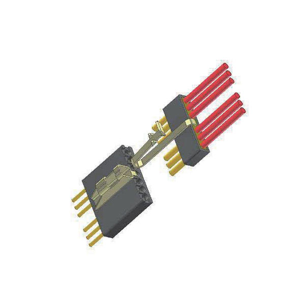 Conectores eléctricos rectangulares serie J103 con bloqueo de hebilla