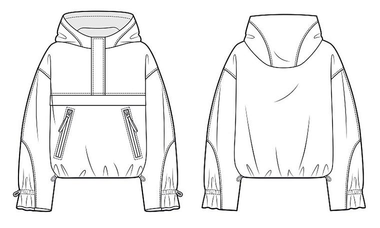 jacket design sketch