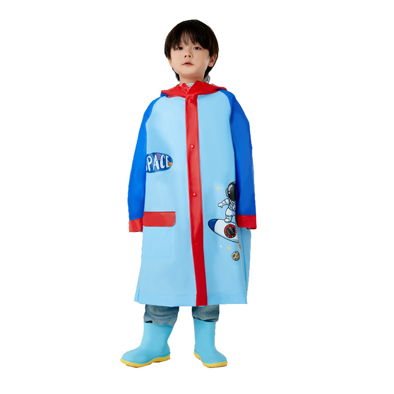 Chaqueta impermeable para niños de PVC - Fabricante de impermeables de material plástico ligero 219