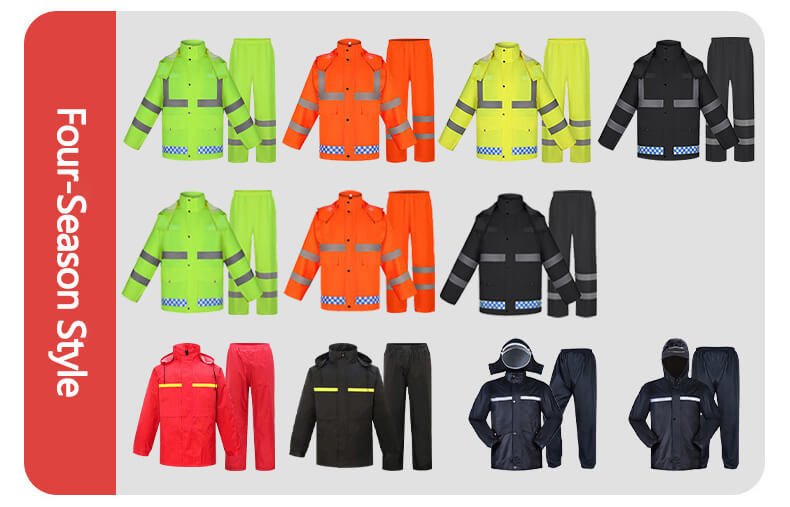 Chaquetas de seguridad para las cuatro estaciones, protección de alta visibilidad 