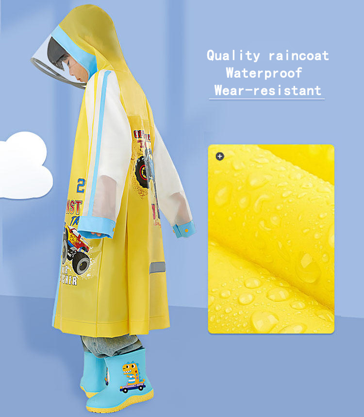  Impermeable largo para niños 