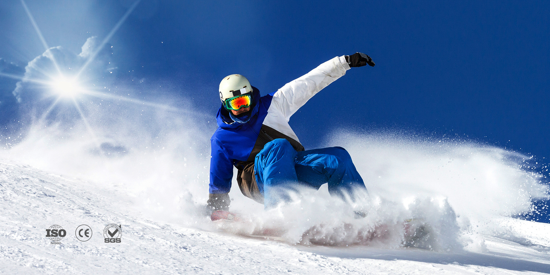 Men's ski Hooded Down Jacket