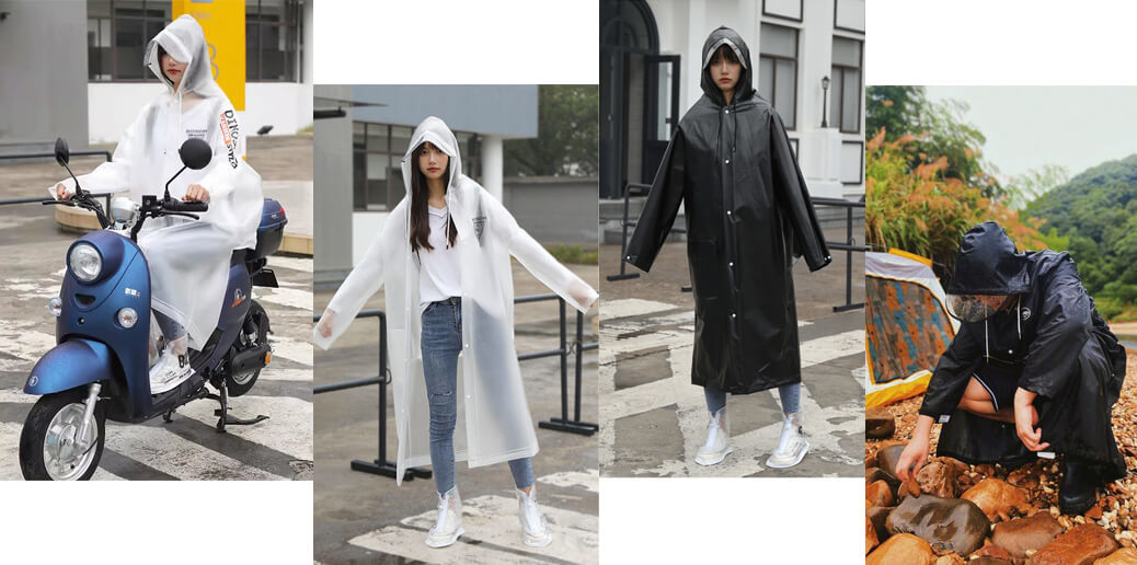  Raincoat application scenarios 