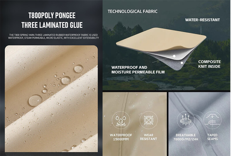 Waterproof technical fabric