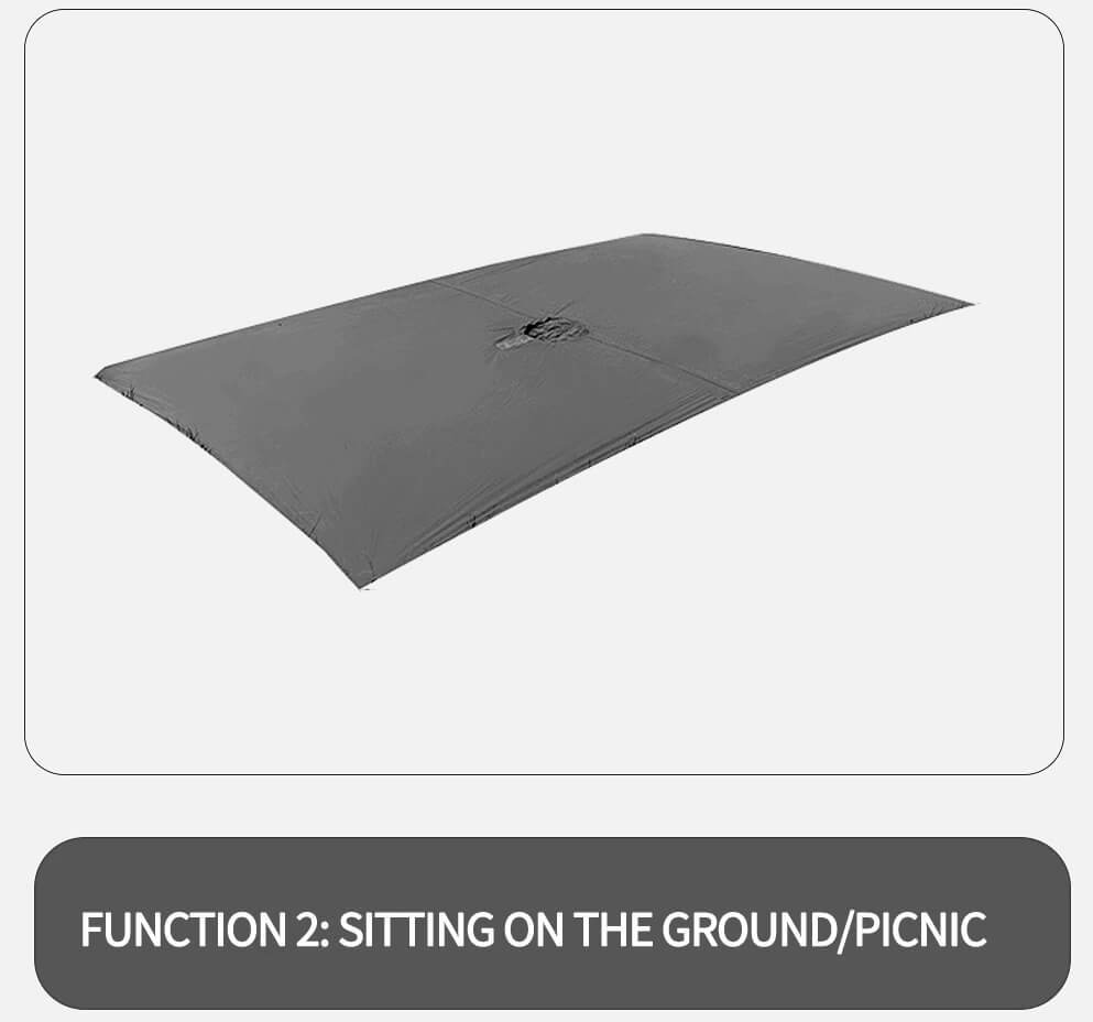  Picknickmatte Poncho 
