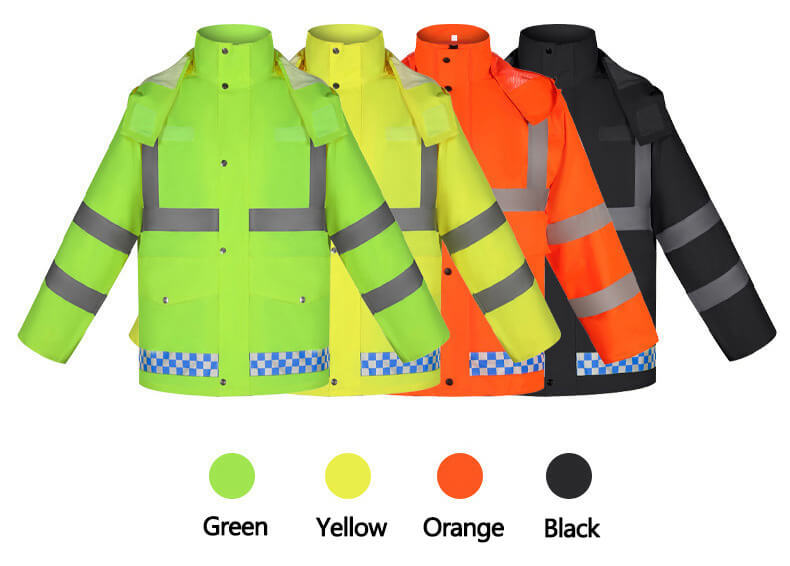  Tallas de chaquetas de alta visibilidad 