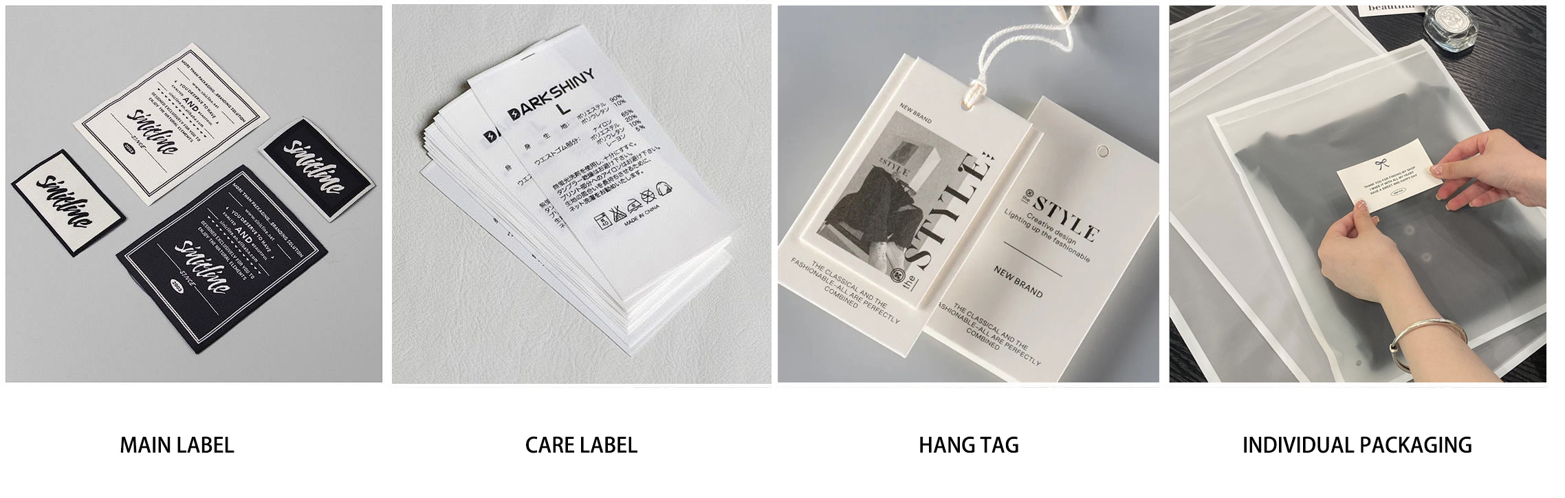 Raincoat Jacket Packaging Label