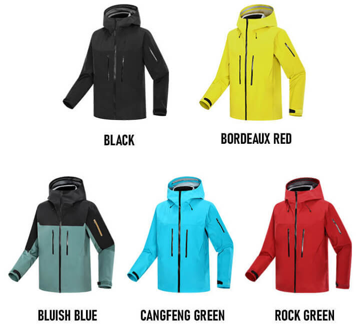 outdoors walking jackets colors