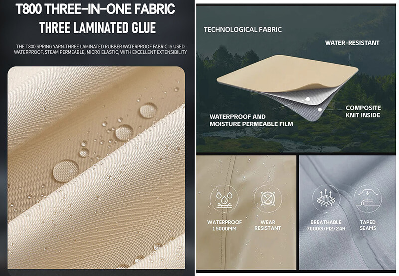Breathable 3-in-1 jacket