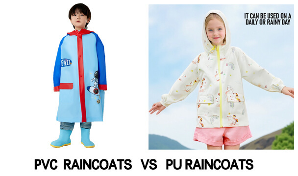  Impermeable de PVC vs. impermeable de PU 