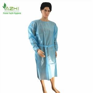 Level 2 Blue Disposable PP+PE 45gsm Isolation Gown