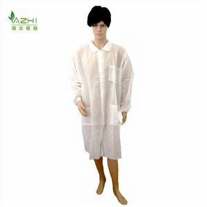 Disposable Non-woven Lab Coat With Pocket