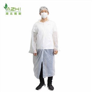 Disposable Waterproof Plastic Lab Coats