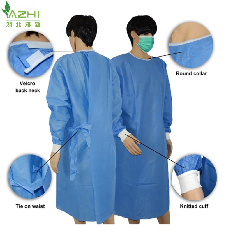 Xiantao leading manufacturer sterile surgical gown disposable scrub suits wholesale single use liquid-proof scrub suits