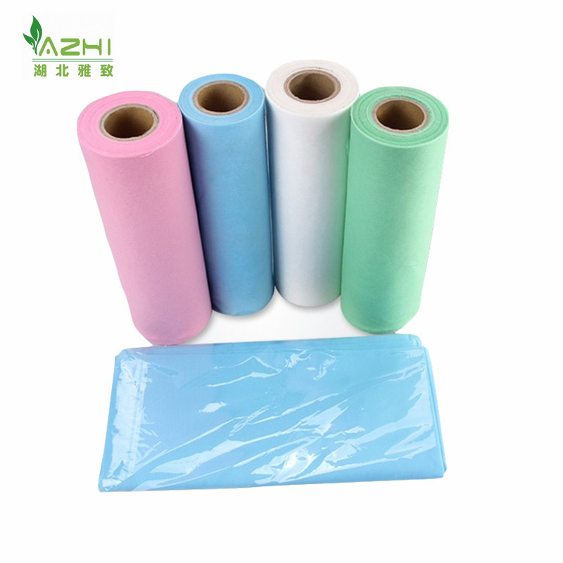 Yazhi Xiantao  Factory SMS PP Bed Drape Breathable Waterproof White Disposable Massage Table Cover Roll Non Woven Bed Sheet Roll