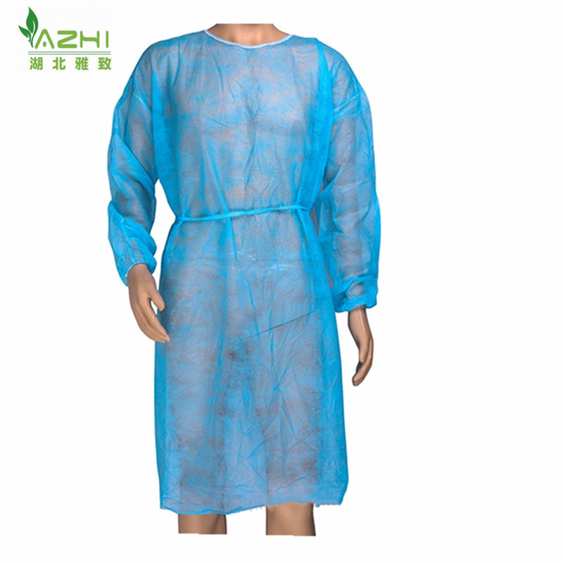 Hot Sale Gown Hospital Uniforms Nonwoven Disposable Surgical Isolation Gowns