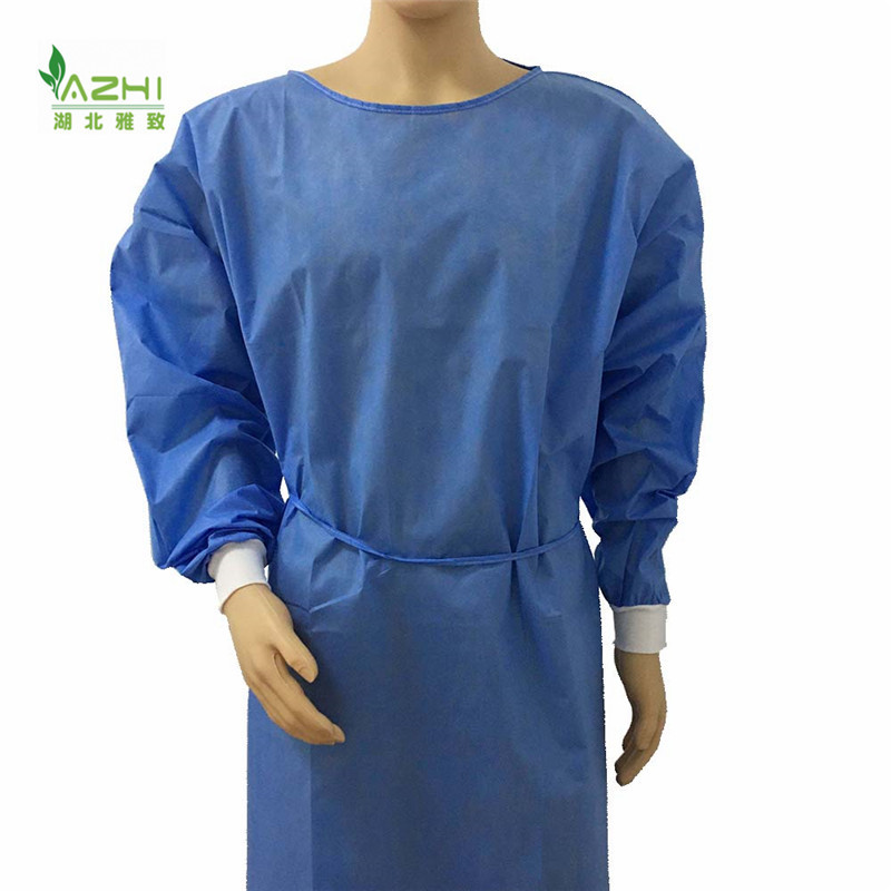 Surgical Grown Medical Isolation Suit Hospital SMS Isolation Gowns disposable non woven uniform