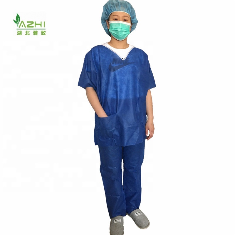 Wholesale Disposable Non Woven Protective Clothing  Disposable Nursing Gown