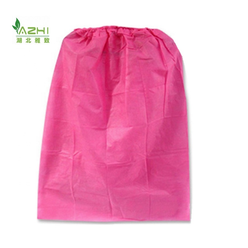 Red pink Nonwoven Greys Anatomy Apron Disposable Kids Dental Exam Aprons Customized