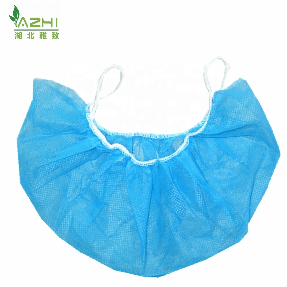 wholesale cheap price Hand made Blue Breathable Disposable Beard Cover Double Elastic