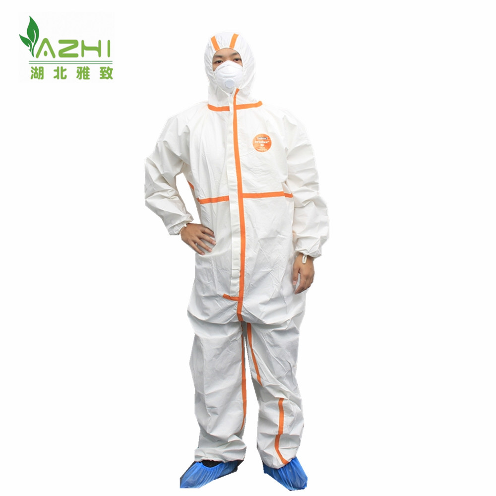 Coverall work uniform disposable isolation suit customized