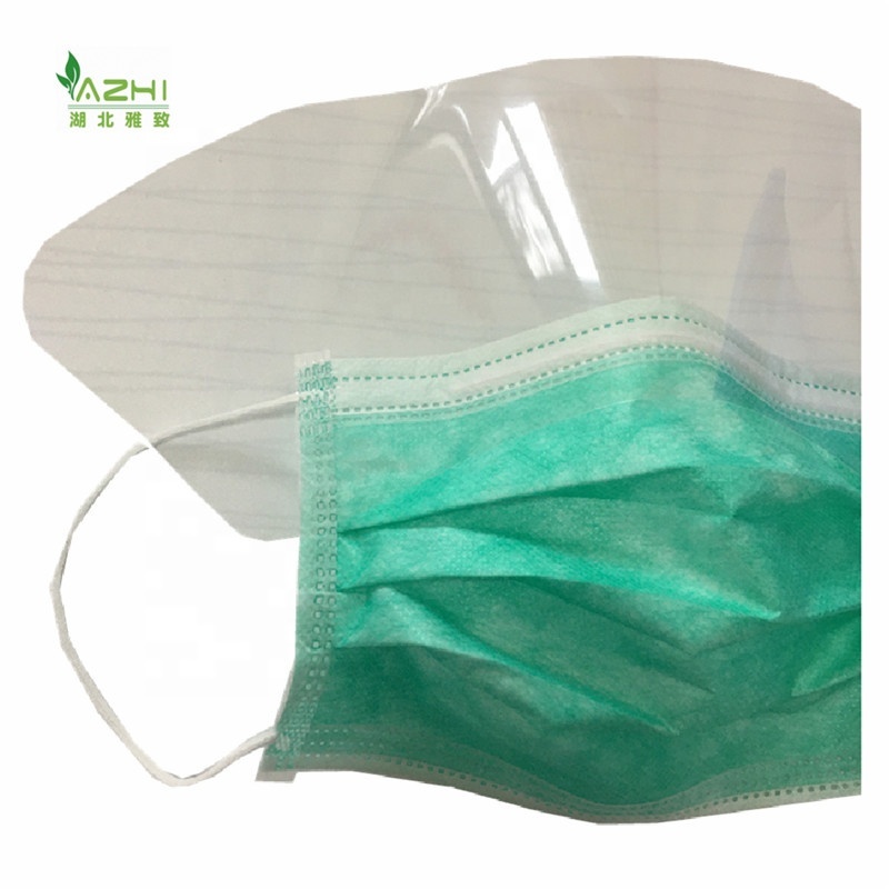 Chinese Factory FT PP blue disposable non-woven face shield medical face shield face mask for personal protection