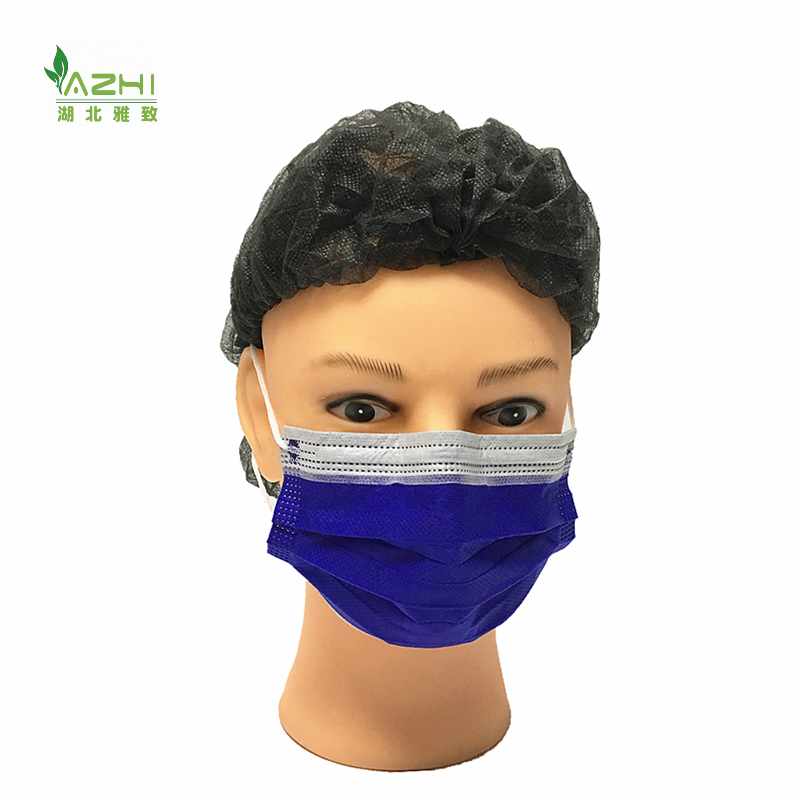 Dark blue face mask 3 layer meltblown face mask