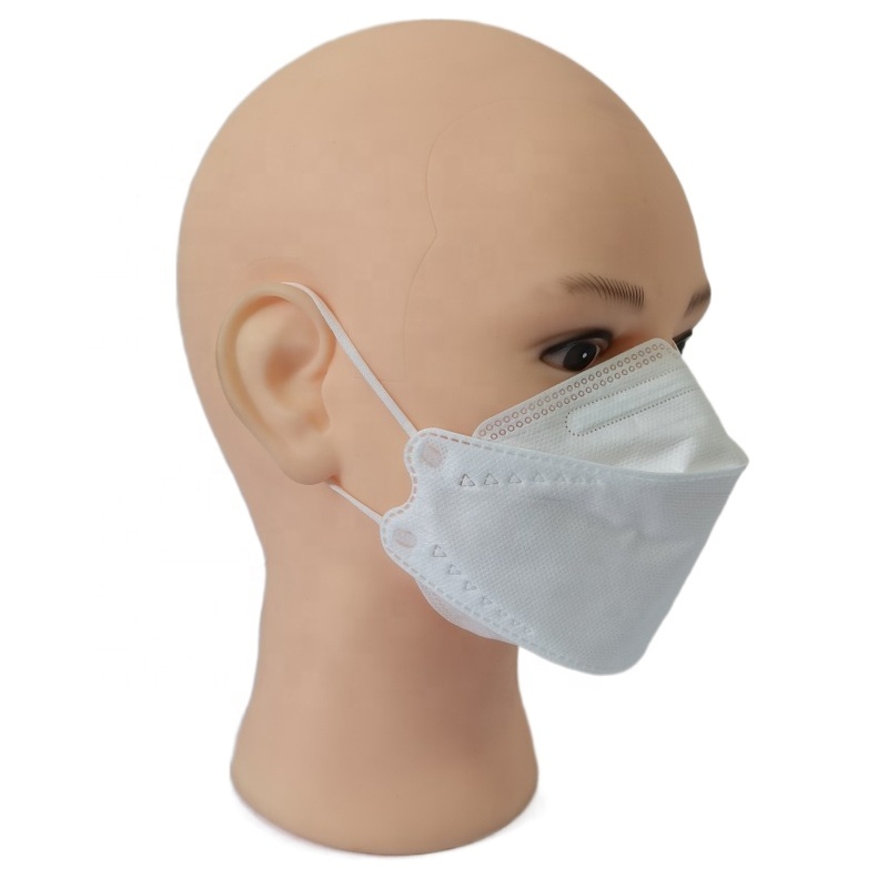 surgical 4 layers disposable white ffp2 mask pack kf94 gradient 3D face masks non sterile N95 KN95