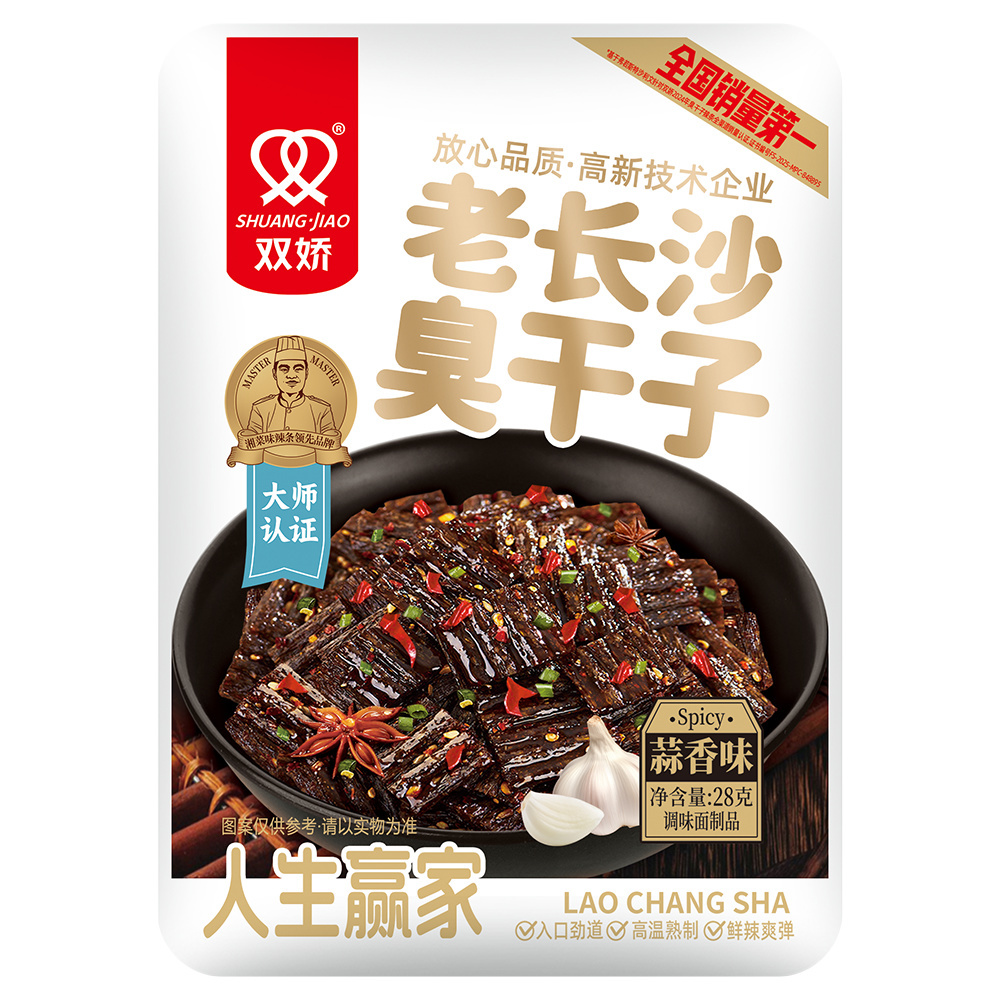 28g蒜香味老长沙臭干子