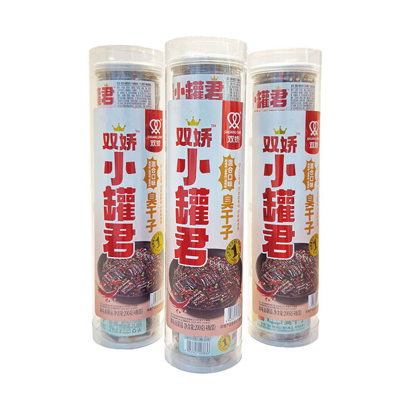 200g双娇小罐君筒装臭干子混装(4罐)