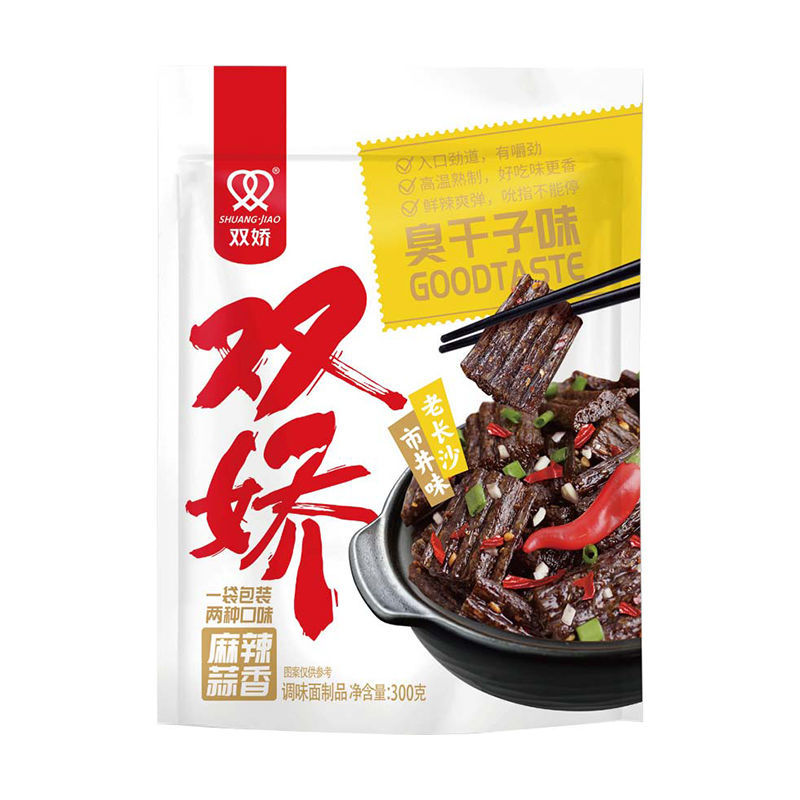 300g双娇麻辣蒜香味臭干子