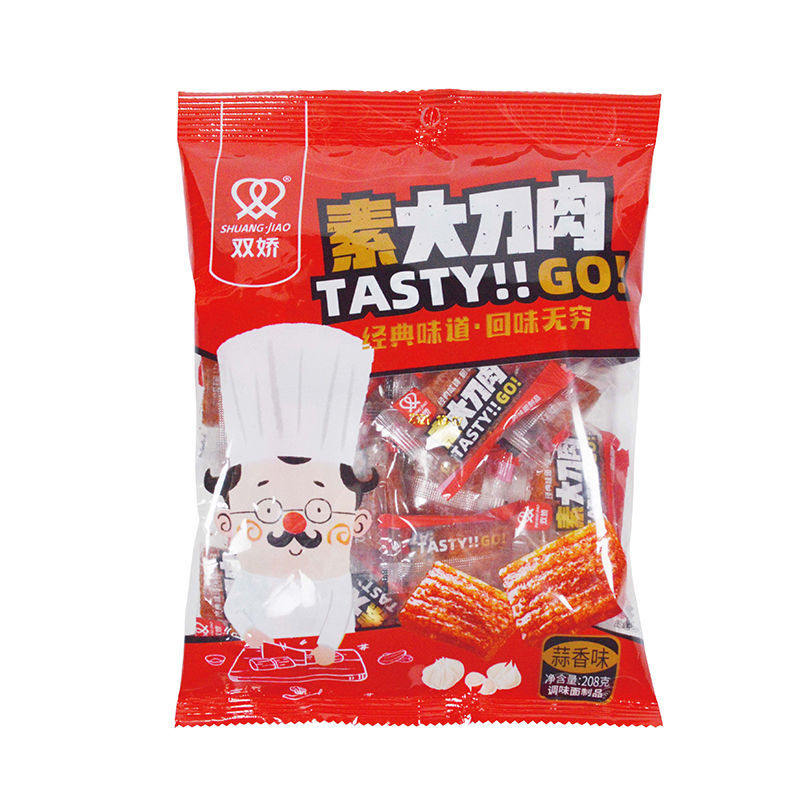 208g双娇素大刀肉蒜香味