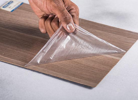 Películas protectoras para laminados decorativos