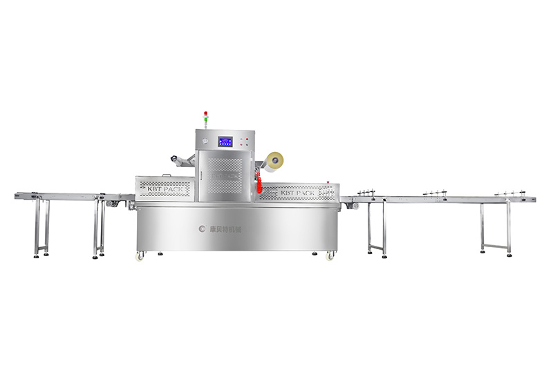 Línea de Envasado Modificado de Atmósfera Continua al Vacío Totalmente Automática KBT-550