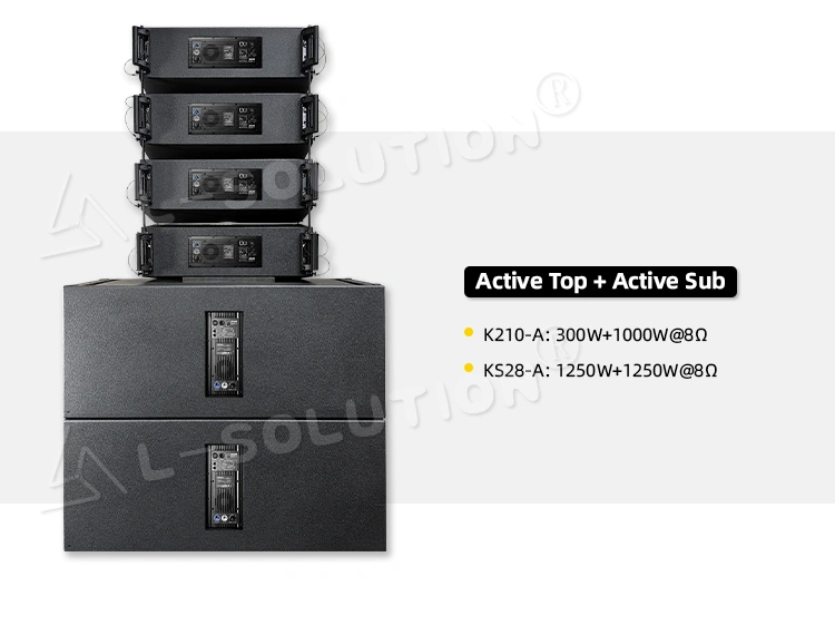 line array K210 and KS28 combination