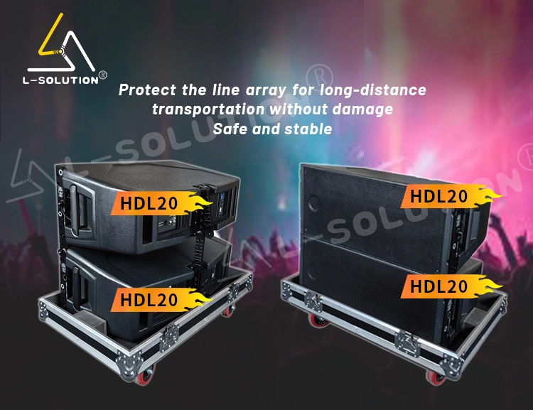Engineered for safe, long-distance transportation, this line array system ensures secure, damage-free travel with robust construction for ultimate stability and protection.