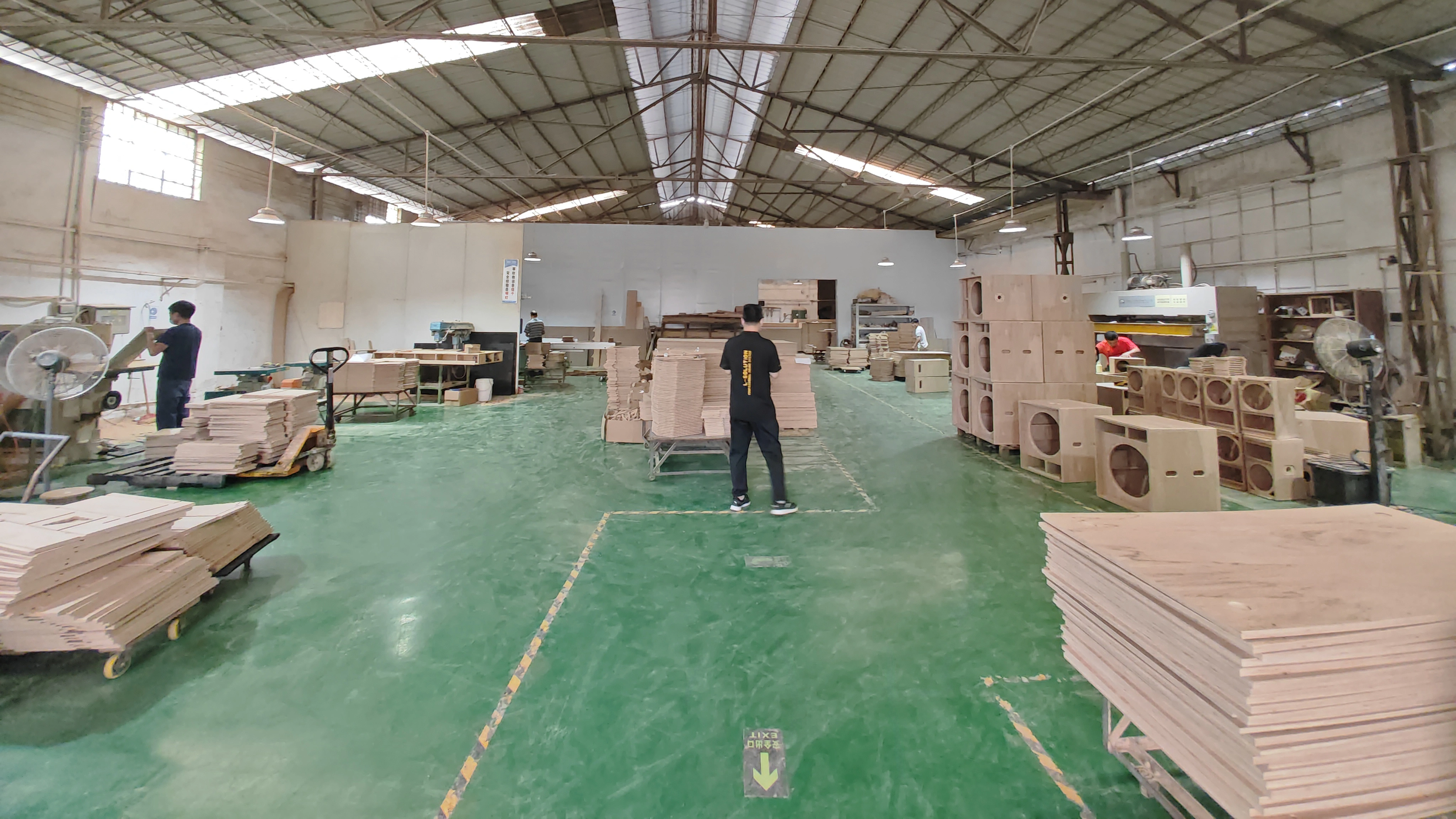 Speaker box processing