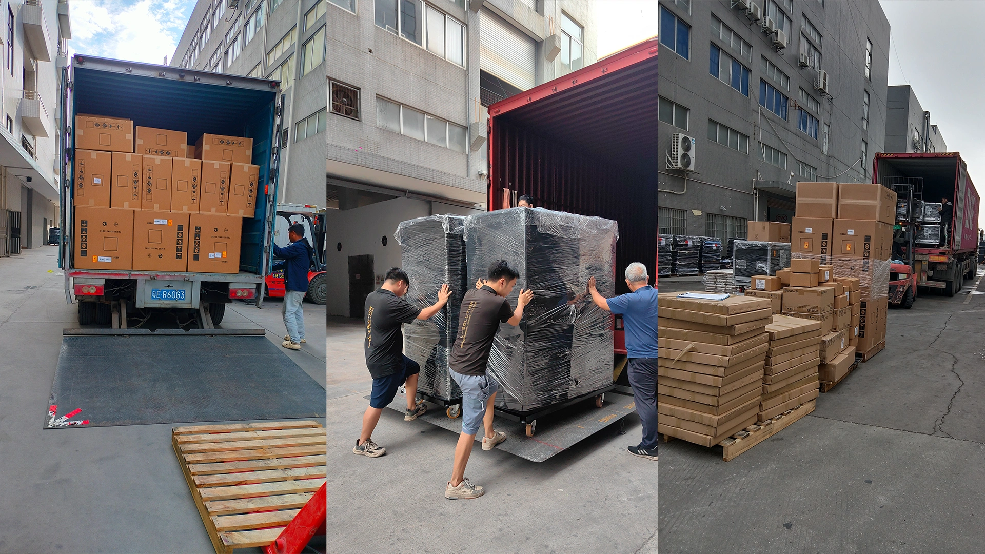 Wooden speaker factory delivery site