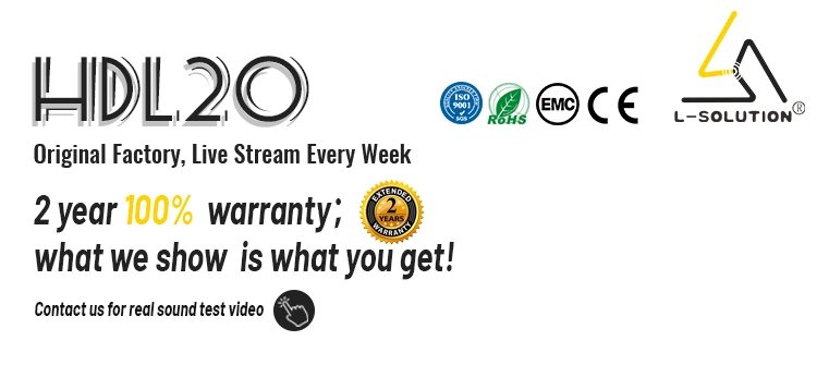 HDL20—original factory craftsmanship, weekly live demos, 2-year warranty, and real sound test videos. Authentic quality, guaranteed.