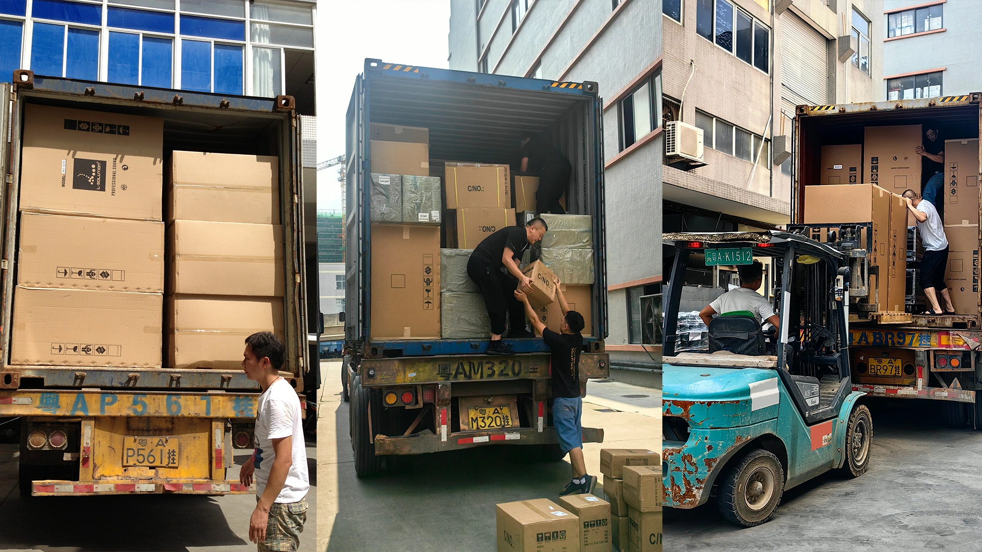 Wooden speaker factory delivery site