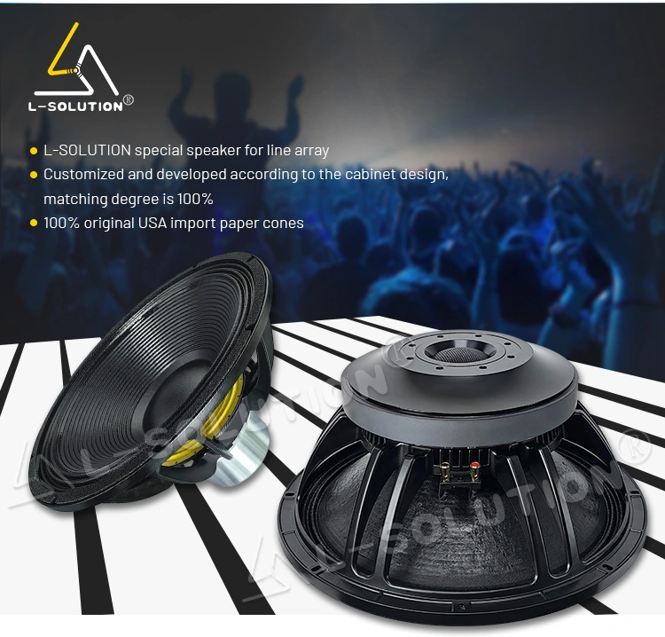 The professional subwoofer 9006A of L-solution adopts well-known brand speaker components and high quality paper cones