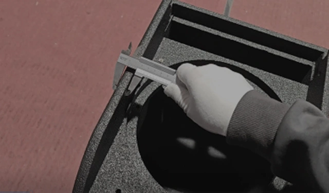 Raw material testing for commercial speakers & Raw material testing for professional speakers