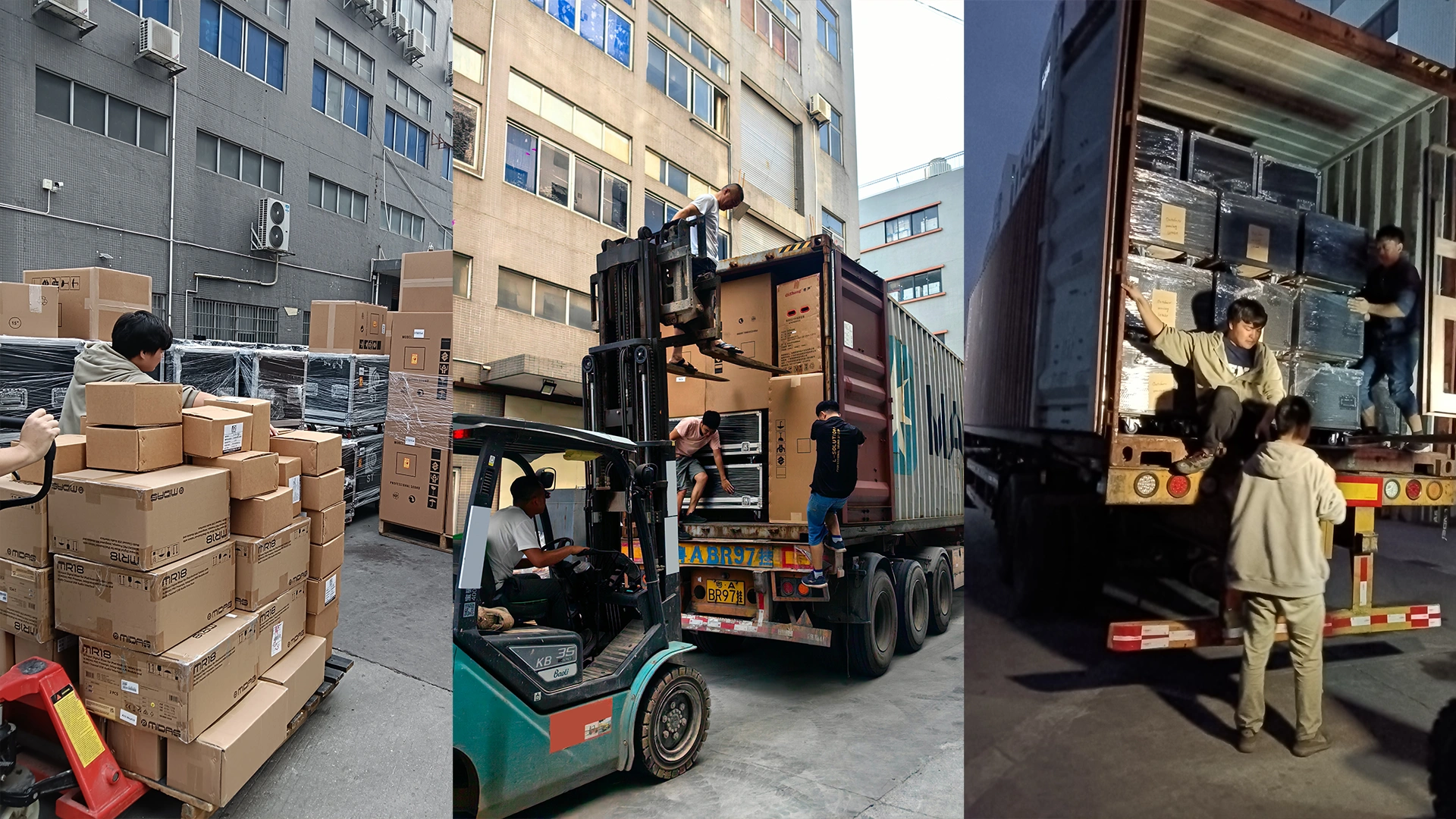 Wooden speaker factory delivery site