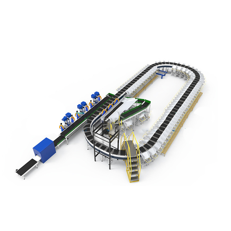 High Speed Circular Cross-sorting Line