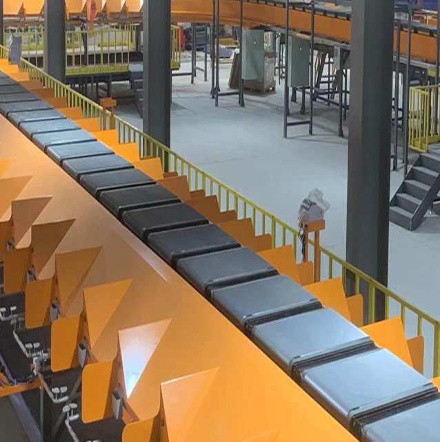 Static sorting machine in the UK famous logistics company application