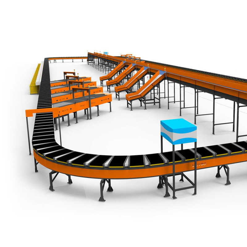 Circular Cross-sorting Line With DWS Scan