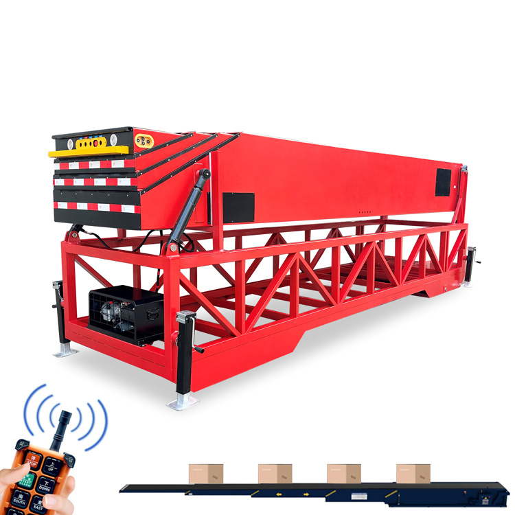 Customized Remote-controlled Tlescopic Belt Conveyor